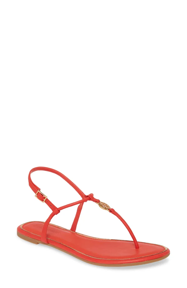 Women's Tory Burch Emmy Sandal - Size 6 M - Red