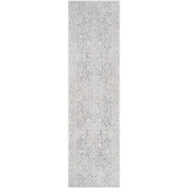 2&3x22 x 16& Runner Area Rug, Grey, Safavieh