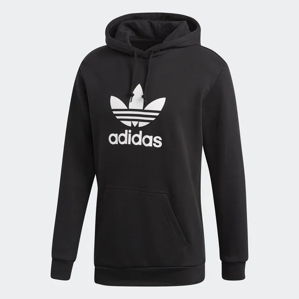 Adidas Originals Men's Trefoil Hoodie, XS, Black