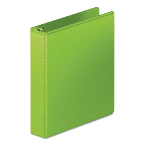 Acco W385-49-376PP 3 in. Heavy Duty D-Ring View Binder with Extra Durable Hinge, Chartreuse - Pack of 8