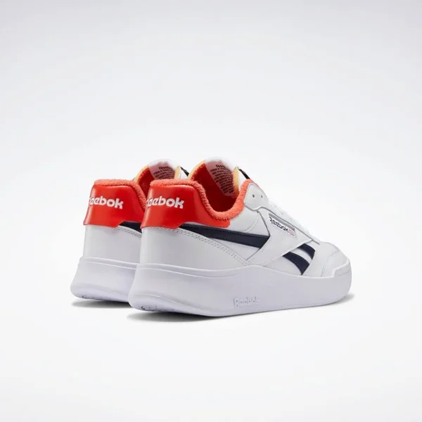 Reebok Club C Revenge Legacy Shoes Mens Sneakers 6 Ftwr White, Vector Navy, Dynamic Red