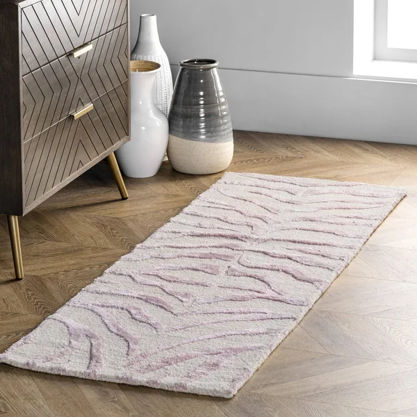 nuLOOM Hand Tufted Plush Zebra Area Rug - Size: 6' x 9'