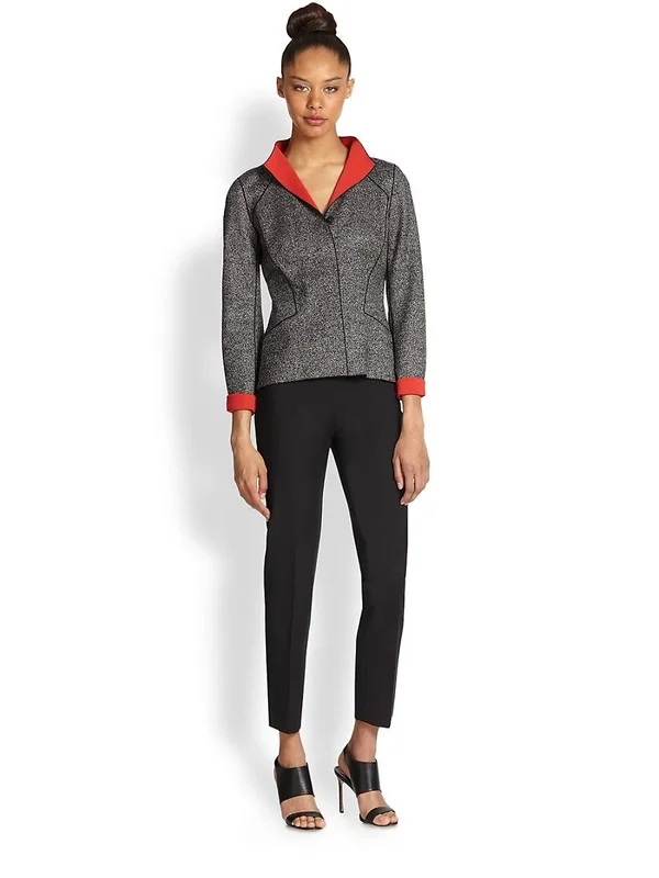 Lafayette 148 New York Women's Stretch Stanton Pants - Ink - Size 4