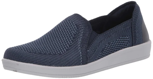 Skechers Women's Madison Ave Admissible Slip-On Sneaker, Navy