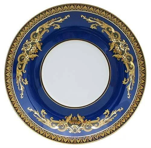Versace Medusa Blue 6 1/3 inch Saucer - Low*