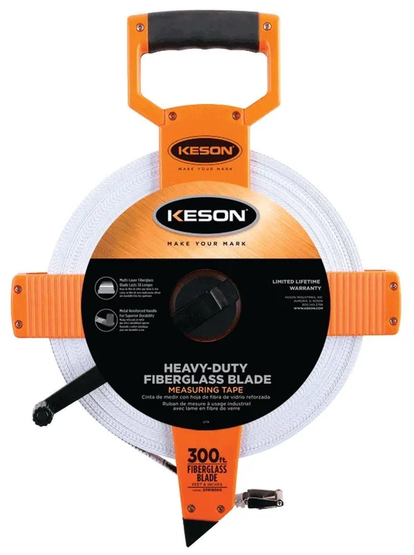Keson Measure Tape Open Reel 300ft