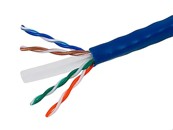 Monoprice Cat6 Ethernet Bulk Cable - Solid, 550Mhz, UTP, CMR, Riser Rated, Pure Bare Copper WIRE, 23AWG, No Logo, 1000ft, Blue (