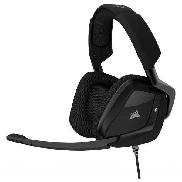 Corsair Gaming Surround Over-Ear Headset - Uni-Directional - Black