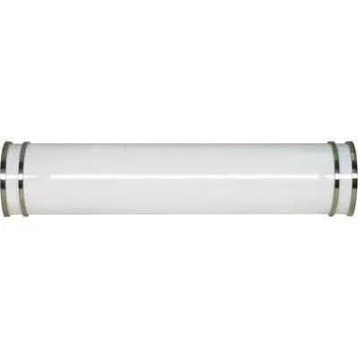 Latitude Run Sid LED Round Bath Bar - Nickel