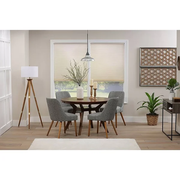 Eco Home Light Filtering 34x22 x 48x22 Cordless Cellular Shade in Alabaster