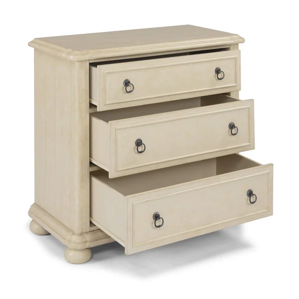 Homestyles Provence Antiqued White 3 Drawer Chest - 5502-41