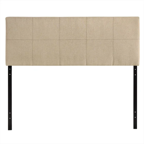 Modway Oliver Full Fabric Headboard, Beige