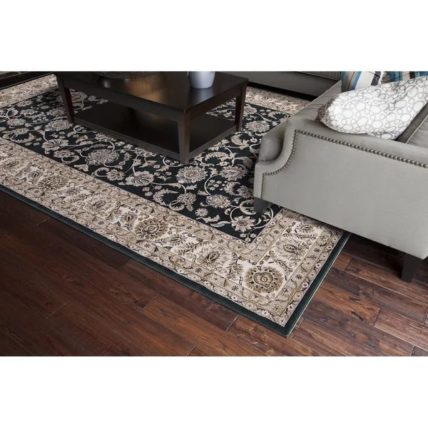 Concord Global Kashan Bergama 5&3x22x7&3x22 Rug