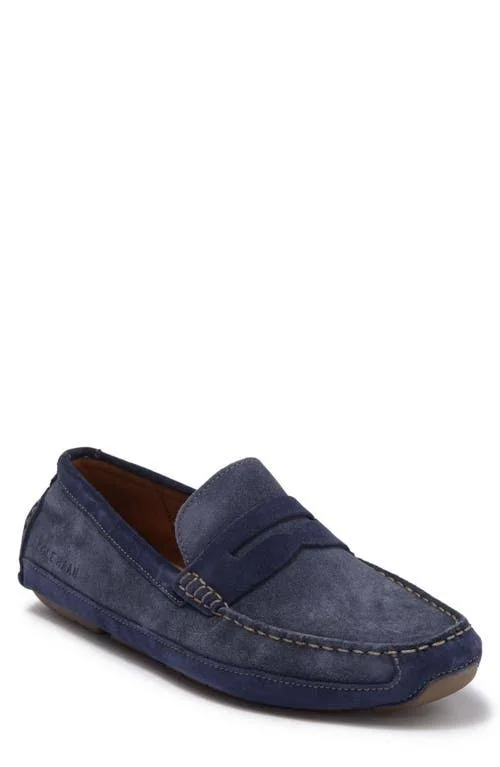 Cole Haan Wyatt Penny Driver - Size 7.5 in Ombre Blue at Nordstrom Rack