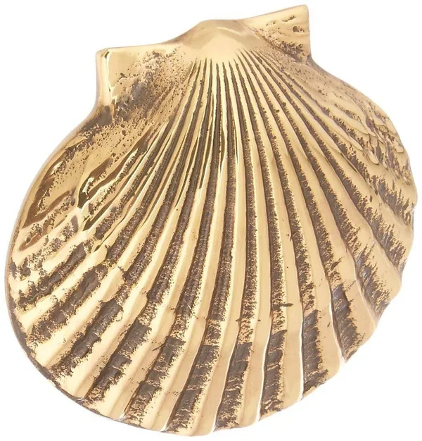Michael Healy Bay Scallop Doorbell Ringer - Brass MHR06