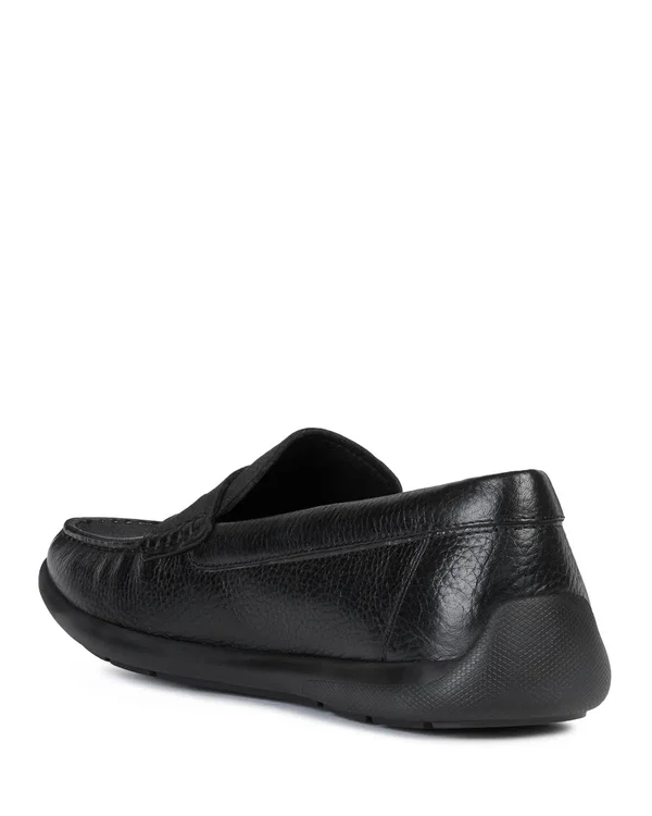 Geox Men's Devan Leather Moccasins - Brown - Loafers