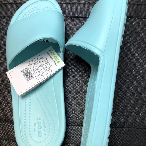 Crocs Women's Sloane Slide Sandals - Size: 11, Blue