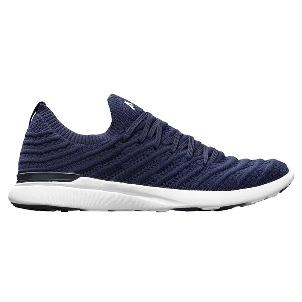 APL Women's Techloom Wave Navy/White Shoes in Size 7.5 - Athletic Propulsion Labs