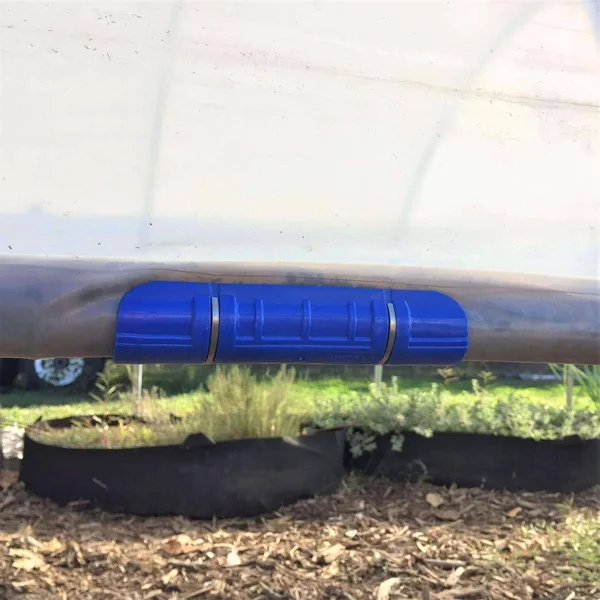 Bootstrap Farmer Snap on Clamps - 1/2 inch 100 Pack, Row Cover Clips for Greenhouse Plastic Shade Cloth Attachment - PVC Pipe or