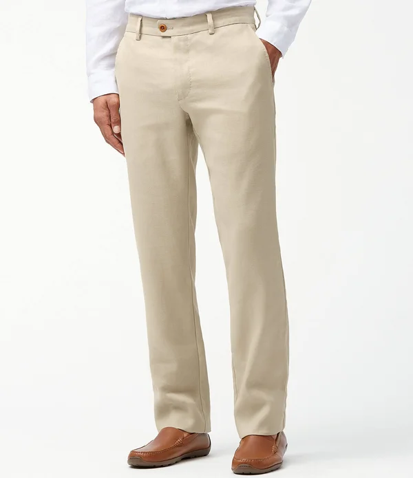Tommy Bahama Mahalo Bay Flat-Front Pants - Mens, 40 34, Stone Khaki