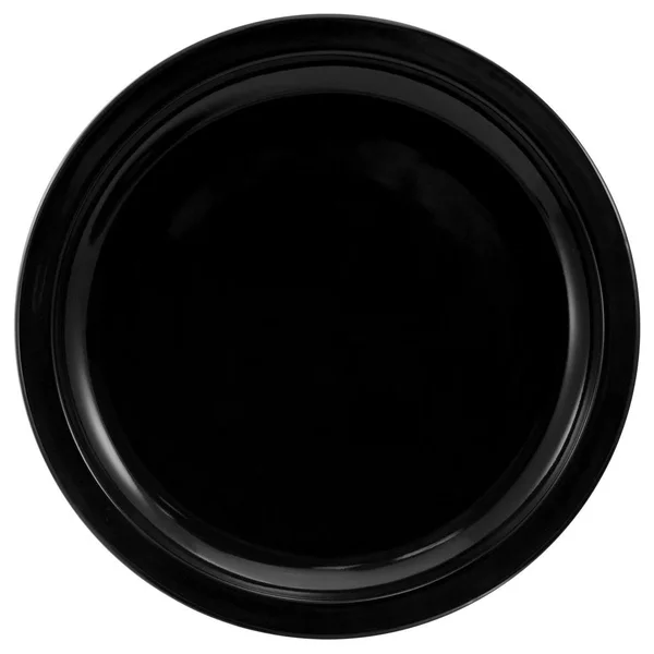 ITI CAN-16-B 10 5/8x22 Round Cancun? Plate - Ceramic - Black