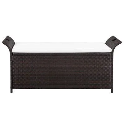 Rattan Storage Bench Ebern Designs