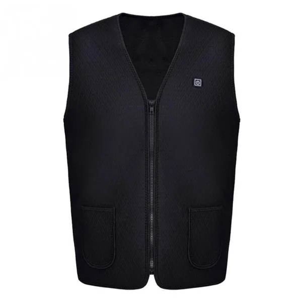 Rechargeable Electric Heated Vest, XL, Black
