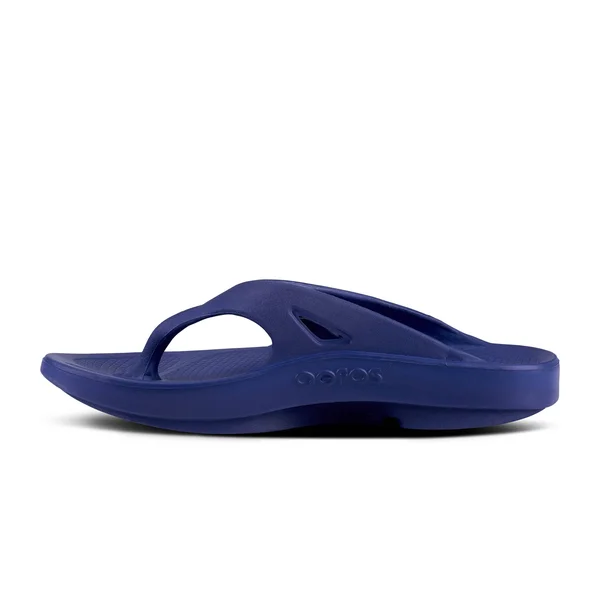 OOFOS OOriginal Sport Thong Matte Navy M6 - W8