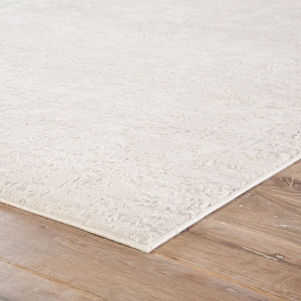 Jaipur Living Cirque Arvo CIQ08 Silver - White 4& x 6& Area Rug