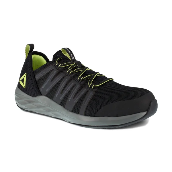 Men's Reebok Work Astroride Work RB2214 Steel Toe Work Shoe - Size: 9, Black