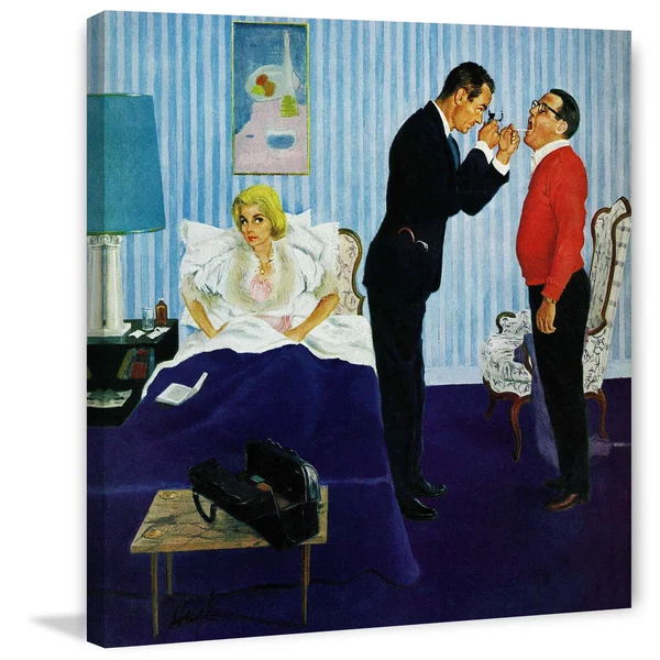 Marmont Hill House Call George Hughes Painting Print on Canvas 40 x 40