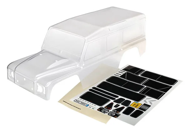 Traxxas Body Land Rover Defender Clear 8011