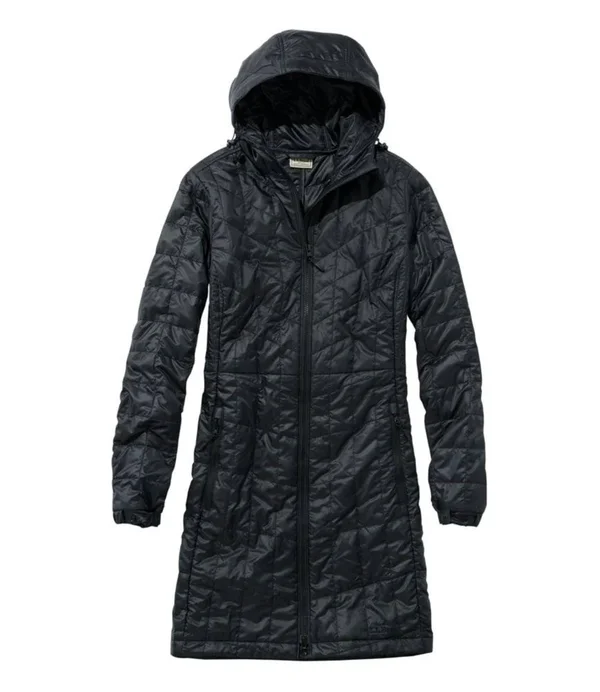 Women's Primaloft Packaway Coat Black Large, L.L.Bean