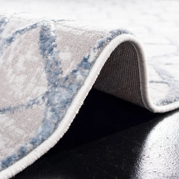 Safavieh Amelia Gray/Blue 4 ft. x 6 ft. Geometric Area Rug