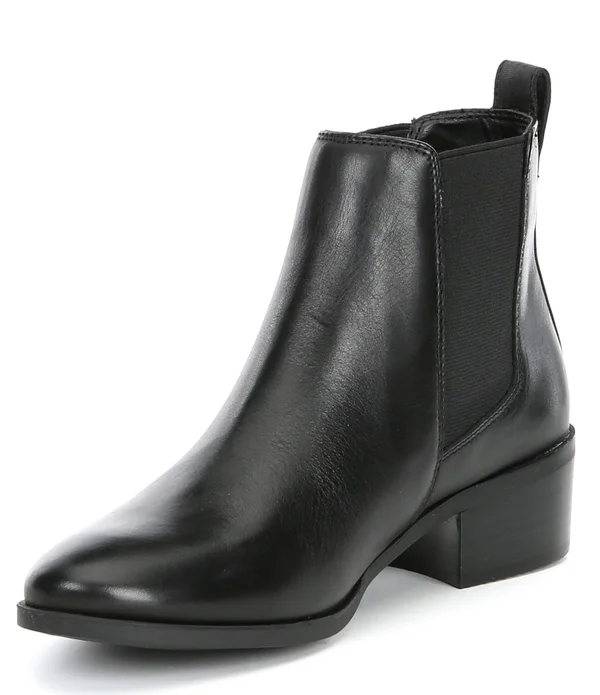 Steve Madden Dover Black Leather - 10