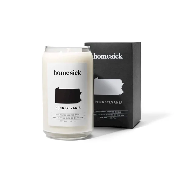 Homesick Scented Candle, Pennsylvania