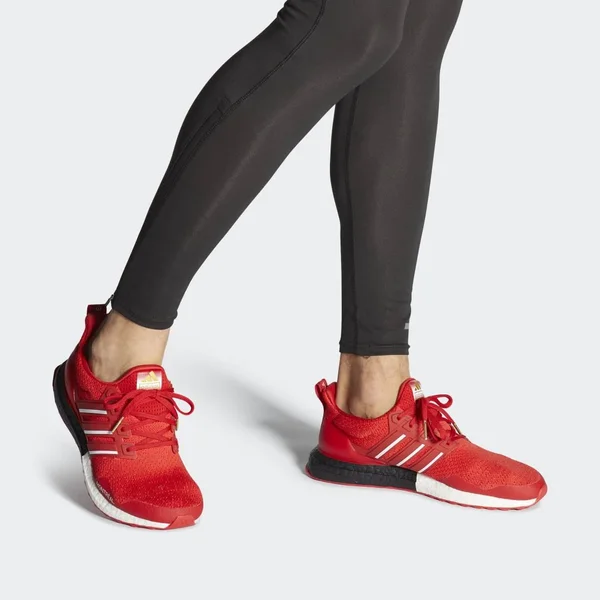Adidas Mens Ultraboost DNA - Running Shoes Scarlet/White/Core Black Size 10.0