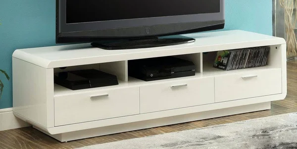 TV Stand - White - MDF White