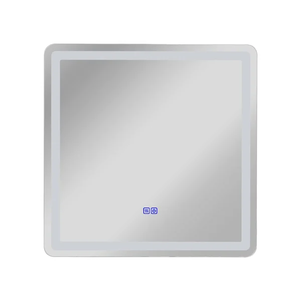 Frameless Wall Mounted LED Bathroom Mirror - Colorless