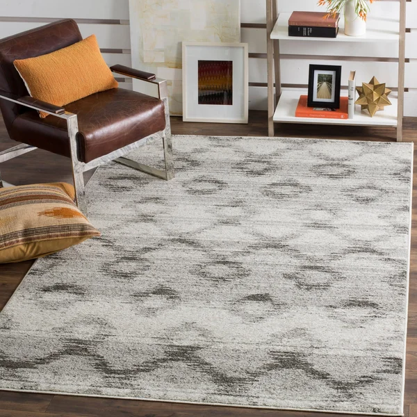 Safavieh Adirondack ADR106P 5&1x22 x 7&6x22 Silver - Charcoal Area Rug