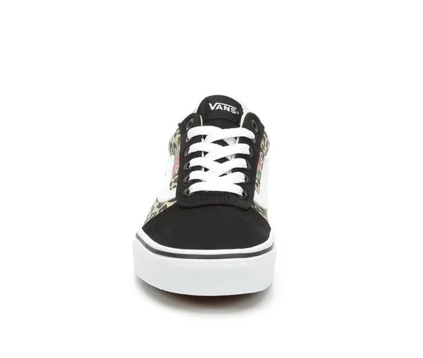 Vans Ward Cheetah Print/Floral Women's Shoes, Size: 7