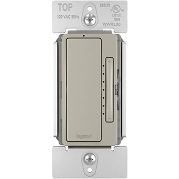 Legrand LC2101 Radiant Universal RF Dimmer Wall Control Nickel