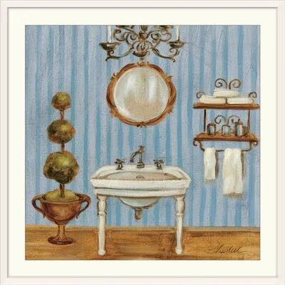 &Light Bath IV& by Silvia Vassileva Painting Print Highland Dunes Size: 24x22 H x 24x22 W x 1x22 D - Format: White Framed