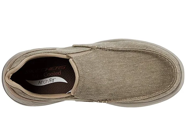 Skechers USA Arch Fit Motley-Rolens 13 Men's Tan