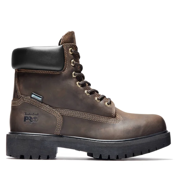 Men's Timberland Pro Direct Attach 6 inch Soft Toe Boot - Size: 11.5, Brown