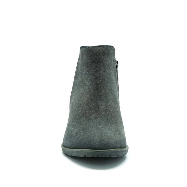 Blondo Villa Waterproof Bootie Dark Grey Suede - Women's, Size: 11