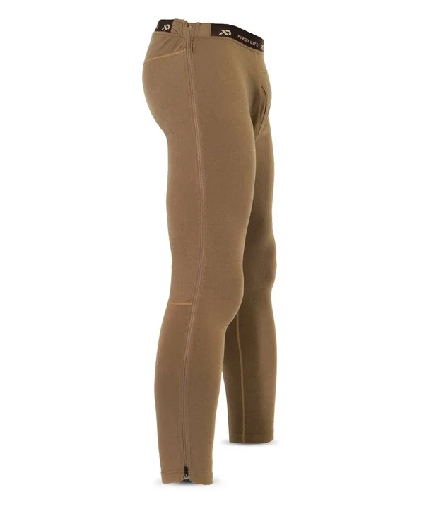 Men's Kiln Zip Off Long John Ash Grey - XXL by First Lite