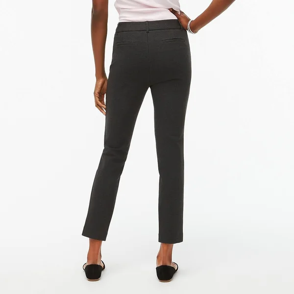 J.Crew Factory Womens Ponte Slim Work Pant (Heather - Size 24)