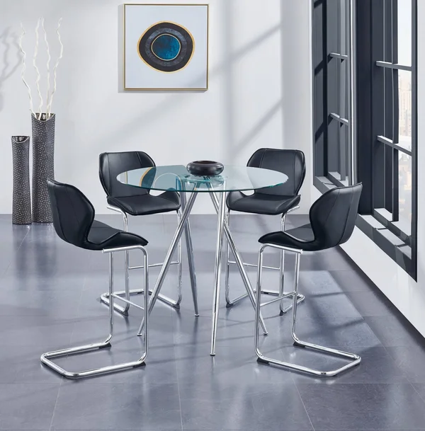 Global Furniture Bar Table Chrome