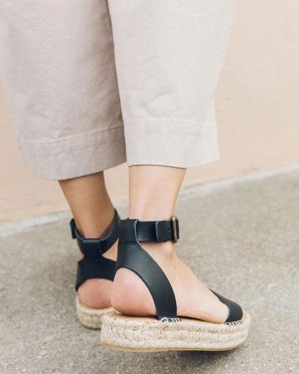 Soludos Cadiz Sandal - Platinum - 7.5